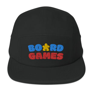 Board Games Embroidered 5 Panel Hat