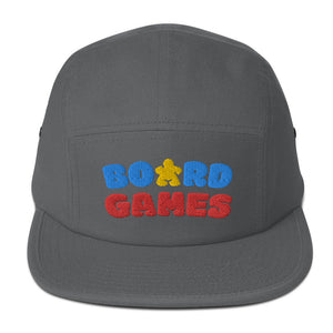 Board Games Embroidered 5 Panel Hat