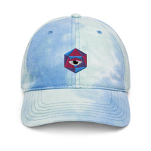 Load image into Gallery viewer, Tie Dye d20 Perception Embroidered Baseball Cap